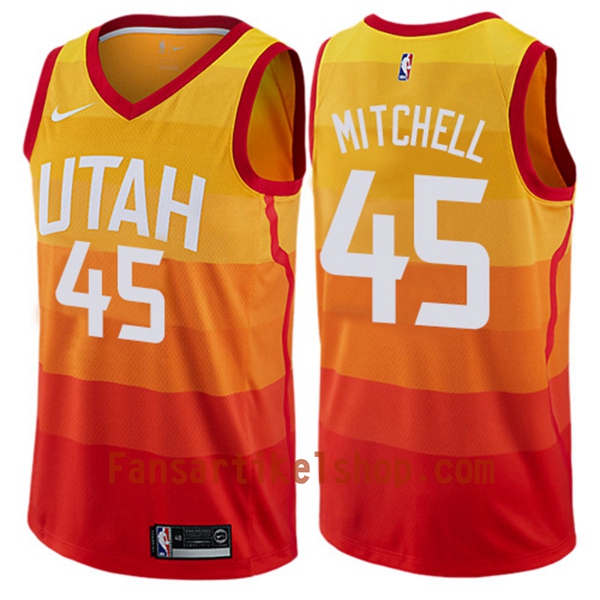 NBA Utah Jazz Trikot Donovan Mitchell 45 Nike City Edition Swingman - Herren NBA Utah Jazz Trikot Donovan Mitchell 45 Nike City Edition Swingman - Herren